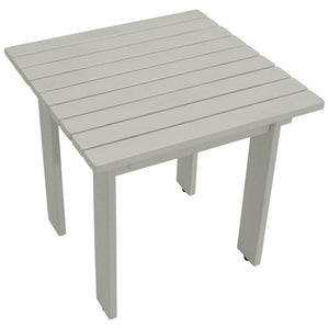 Gartentisch Beistelltisch RIJEKA 46x46cm Eukalyptus geölt weiss