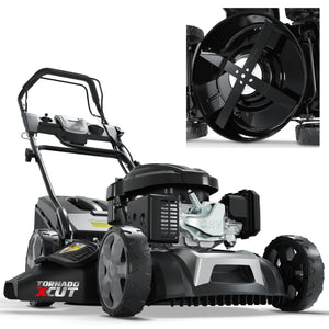 Benzin Rasenmäher Simon 6.5PS mit Mulchkit
