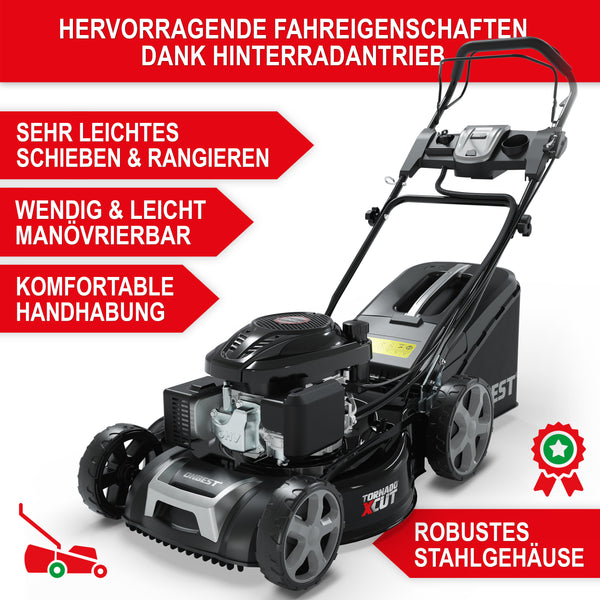Benzin Rasenmäher Simon 6.5PS mit Mulchkit