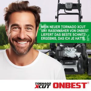 Benzin Rasenmäher Simon 6.5PS mit Mulchkit