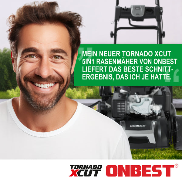 Benzin Rasenmäher Simon 6.5PS mit Mulchkit