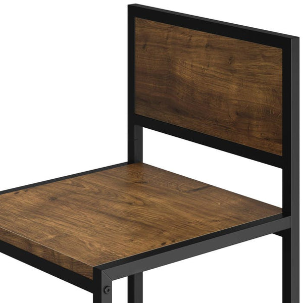 Sitzgruppe Milton Industrial Holz dunkel, rustikal
