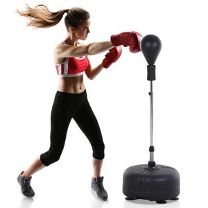 Punchingball Set Boxen Training Set Standboxsack mit Handschuhe höhenverstellbar