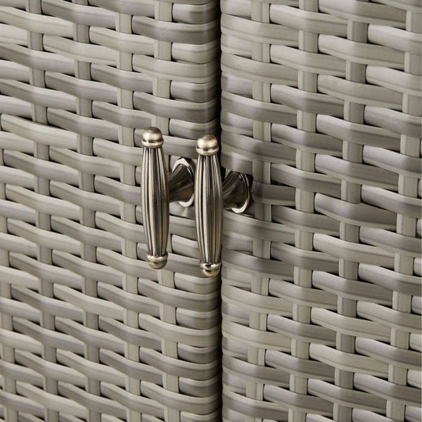 Aluminium Gartenschrank Monza grau
