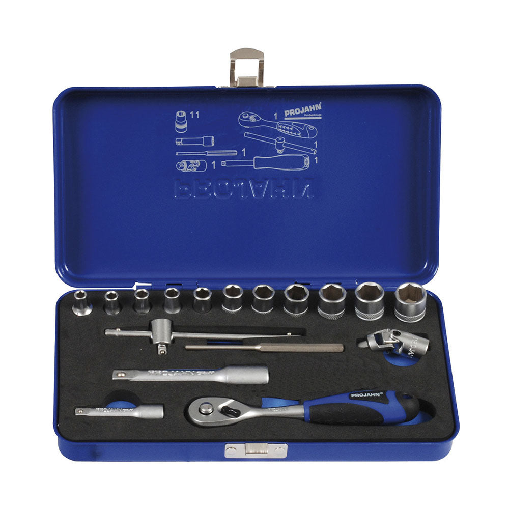 PROJAHN Xi-on 3/8"" Set di chiavi a bussola 17 pezzi