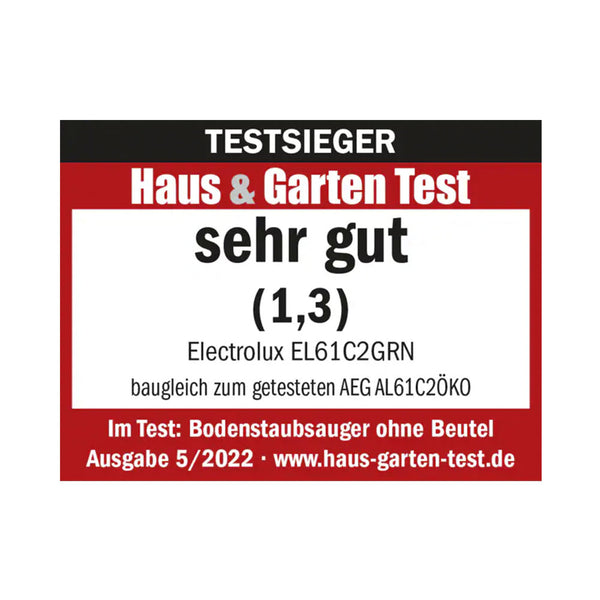 Electrolux Clean 600 Green EL61C2GRN Staubsauger ohne Beutel
