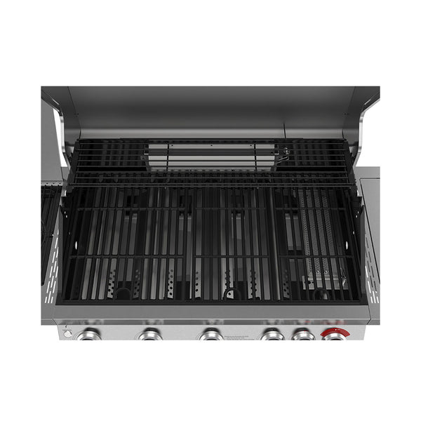 Gasgrill Expert 6 Brenner + Seitenbrenner Edelstahl