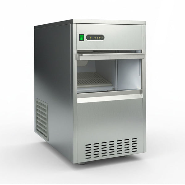 Kibernetik Profi-Eiswürfelmaschine Hohlkegel 26kg/Tag 7kg Speicher