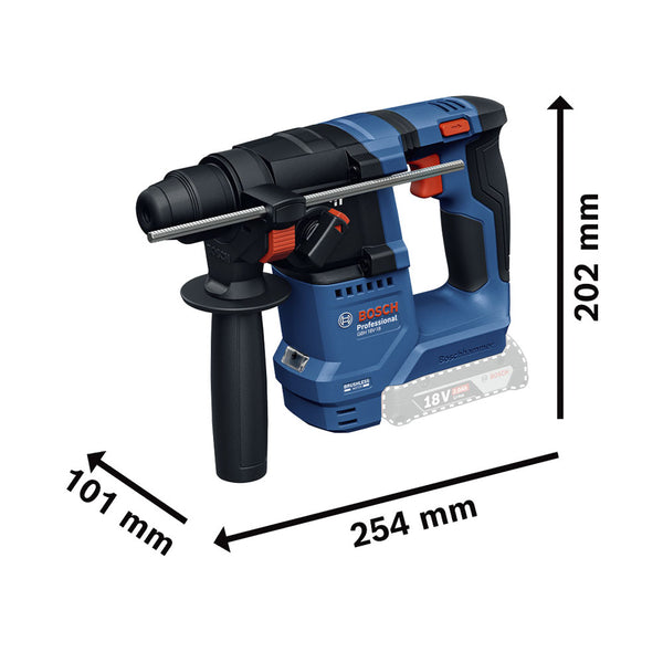 Bosch 3-teiliges Set 18V GSB + GBH + GWS + 2x GBA 4.0Ah + GAL18V-40 0.615.A50.0AG