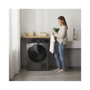 Kibernetik FLTR514 FusionLine Wärmepumpentrockner 9kg C Klasse Titan