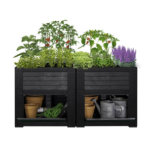 WeberGarden Hochbeet mit Staufächern