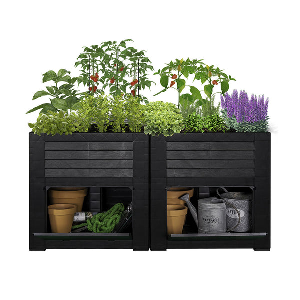WeberGarden Hochbeet mit Staufächern