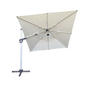 CONTINI De Luxe Roma Ampelschirm 3x3m beige mit Kippfunktion