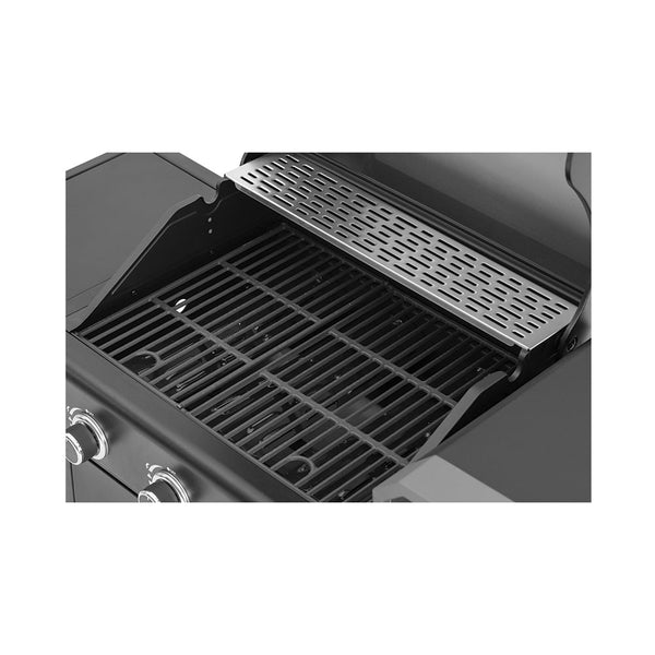 Multifunktions-Gasgrill mit 6 Brennern inkl. Pizza Ofen Plattengrill & Seitenbrenner