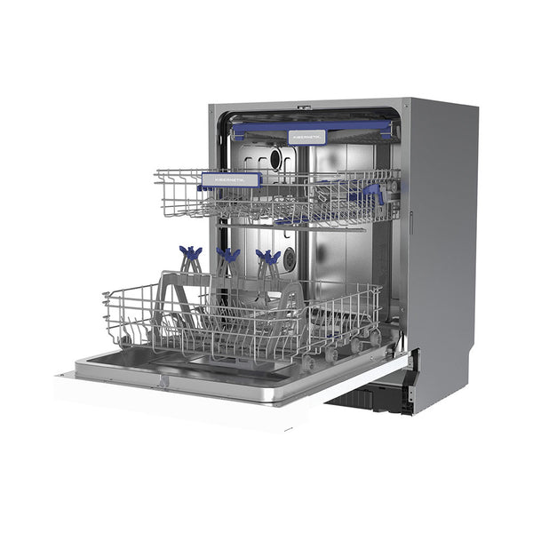 Kibernetik GRET605 MasterSeries Geschirrspüler Einbau teilintegriert 60cm weiss