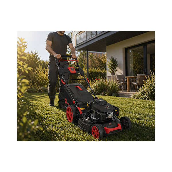 AREGGER Benzin Rasenmäher 51cm / 4.0kW mit Radantrieb