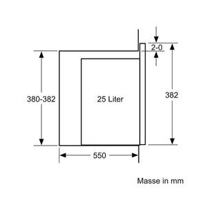 Siemens BE555LMB1C Einbau-Mikrowelle