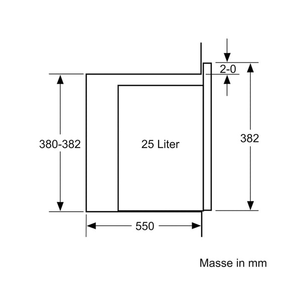 Siemens BE555LMB1C Einbau-Mikrowelle