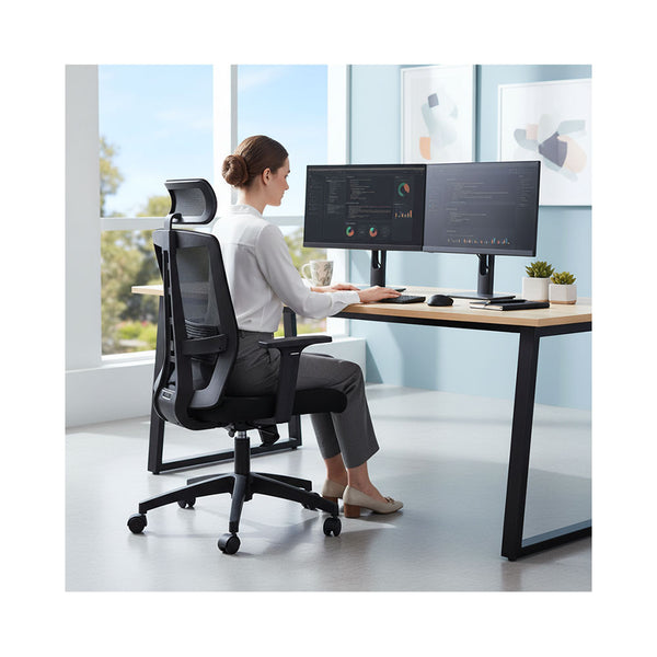 CONTINI Bürostuhl ErgoFlex schwarz