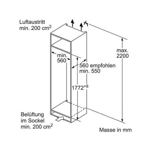 Siemens KI82LADD0H Kühlschrank