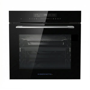 Kibernetik MasterSeries Einbau Umluft Backofen mit Pyrolyse Schwarz 60cm