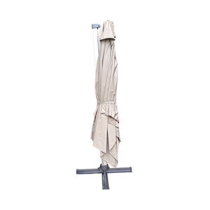 CONTINI De Luxe Roma Ampelschirm 3x4m taupe