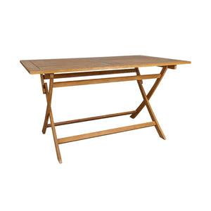 CONTINI Gartentisch klappbar 80x140x74cm Eucalyptus