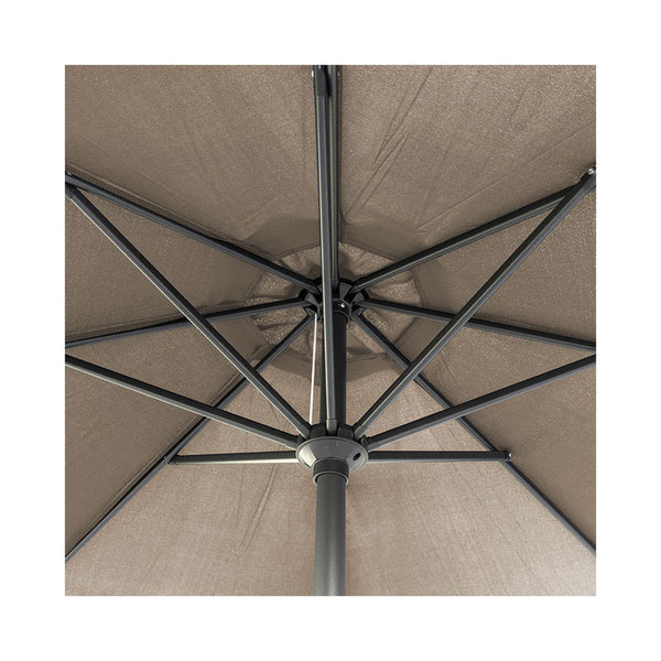 CONTINI Sonnenschirm Ø 3m taupe