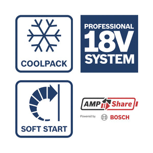 Bosch 2 Tool Kit 18V GSR+GWS+2x4.0Ah+GAL 0.615.A50.07N