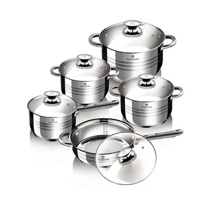 Blaumann 10-teiliges Topfset Edelstahl Gourmet Line