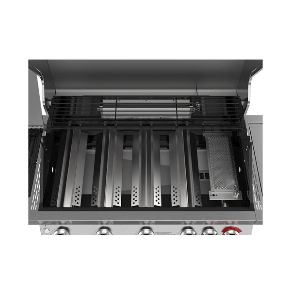 Gasgrill Expert 6 Brenner + Seitenbrenner Edelstahl