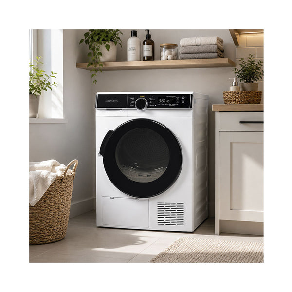 Kibernetik FLWT521 FusionLine Wärmepumpentrockner 9kg B Klasse Weiss