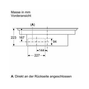 Bosch PVS811B16E Induktionskochfeld mit integriertem Dunstabzug rahmenlos 80cm