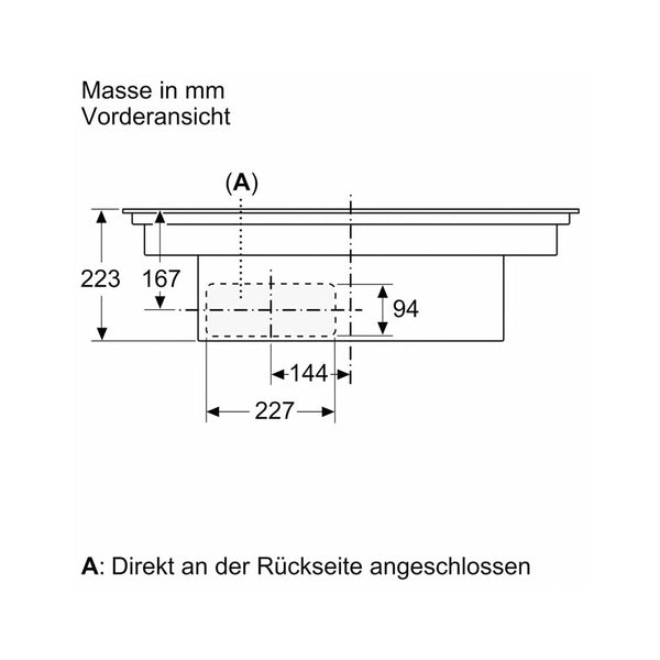 Bosch PVS811B16E Induktionskochfeld mit integriertem Dunstabzug rahmenlos 80cm