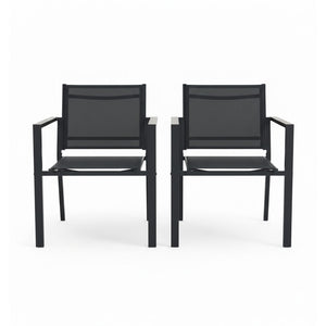 CONTINI Gartenstuhl BIONTO (2er-Set) 57x60x82cm
