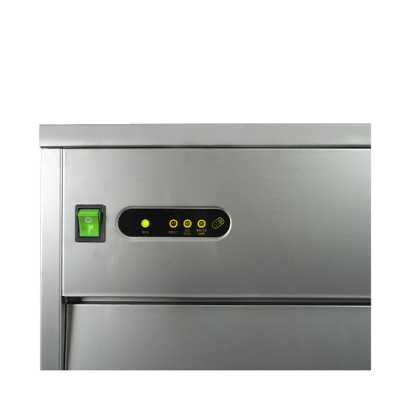 Kibernetik Profi-Eiswürfelmaschine Hohlkegel 26kg/Tag 7kg Speicher