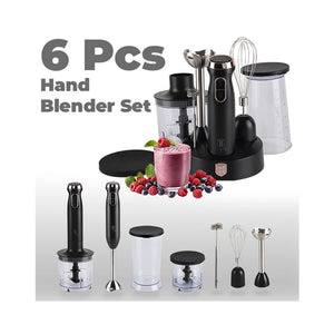 Berlinger Haus Stabmixer Set 6-teilig Black Rose Collection