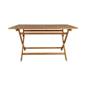 CONTINI Gartentisch klappbar 80x140x74cm Eucalyptus