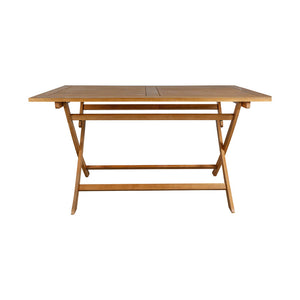 CONTINI Gartentisch klappbar 80x160x74cm Eucalyptus