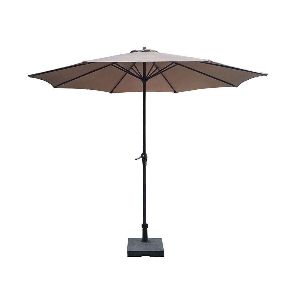 CONTINI Sonnenschirm Ø 3m taupe