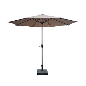 CONTINI Sonnenschirm Ø 3m taupe