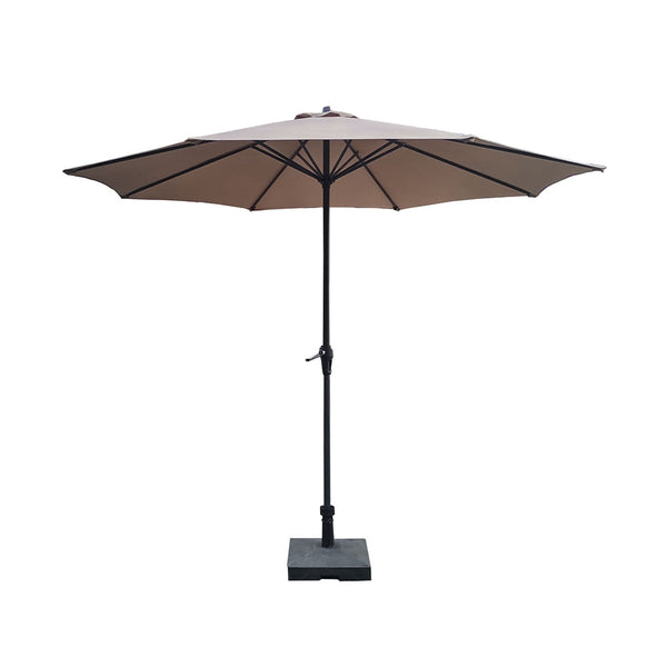 CONTINI Sonnenschirm Ø 3m taupe