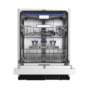 Kibernetik GRET606 MasterSeries Geschirrspüler Einbau teilintegriert 60cm silber