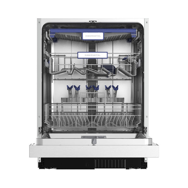 Kibernetik GRET606 MasterSeries Geschirrspüler Einbau teilintegriert 60cm silber