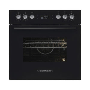 Kibernetik MasterSeries EBO708 Einbau Umluft Backofen schwarz A+