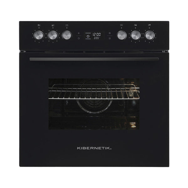 Kibernetik MasterSeries EBO708 Einbau Umluft Backofen schwarz A+