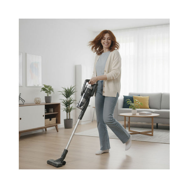 BergerLanz Akku-Handstaubsauger mit Absaugstation