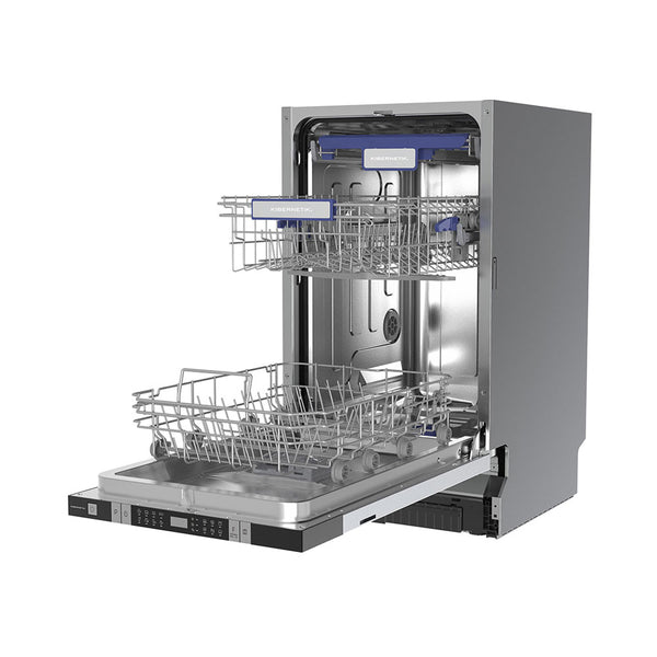 Kibernetik GRE604 MasterSeries Geschirrspüler Einbau vollintegriert 45cm schwarz