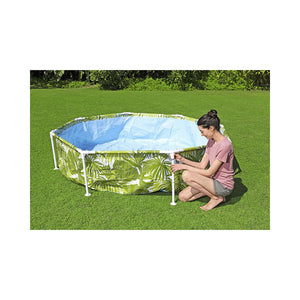 Bestway Splash-in-Shade runder Spielpool mit Sonnendach 244 x 51cm