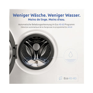 Kibernetik PLWS506 PrimeLine Waschmaschine 9kg A-50% Klasse Titan
